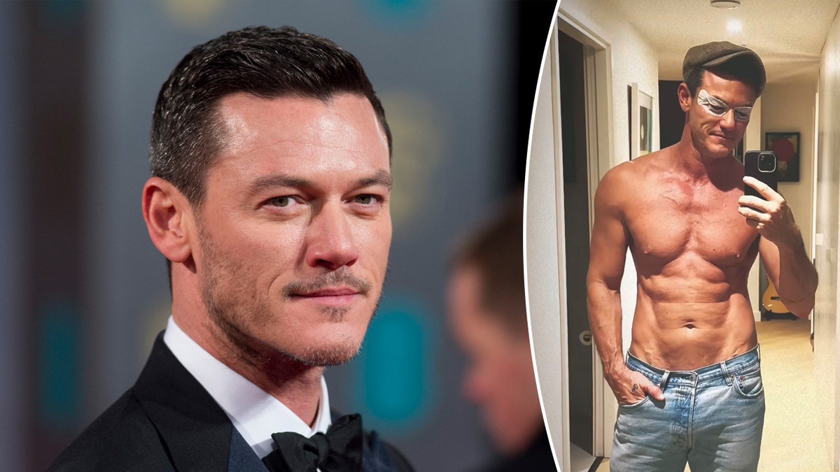 luke evans body