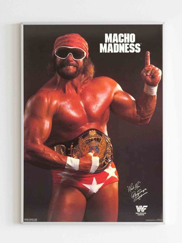 macho man poster