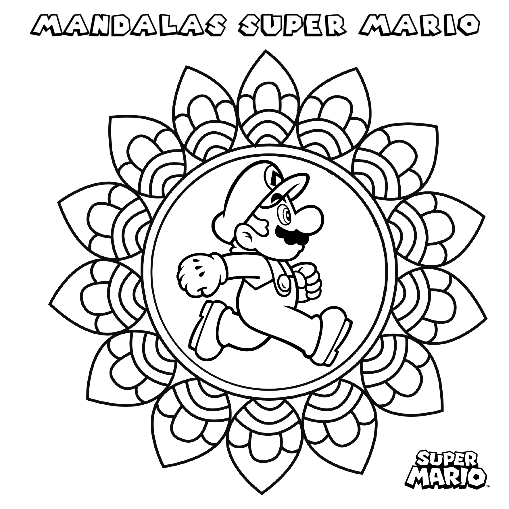 mandalas de mario bros