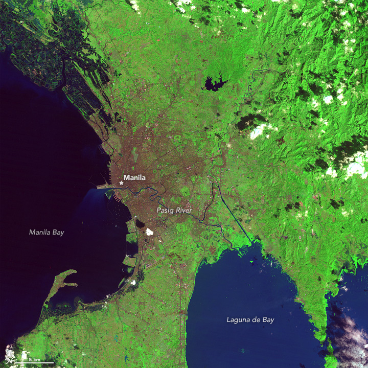 manila satellite image