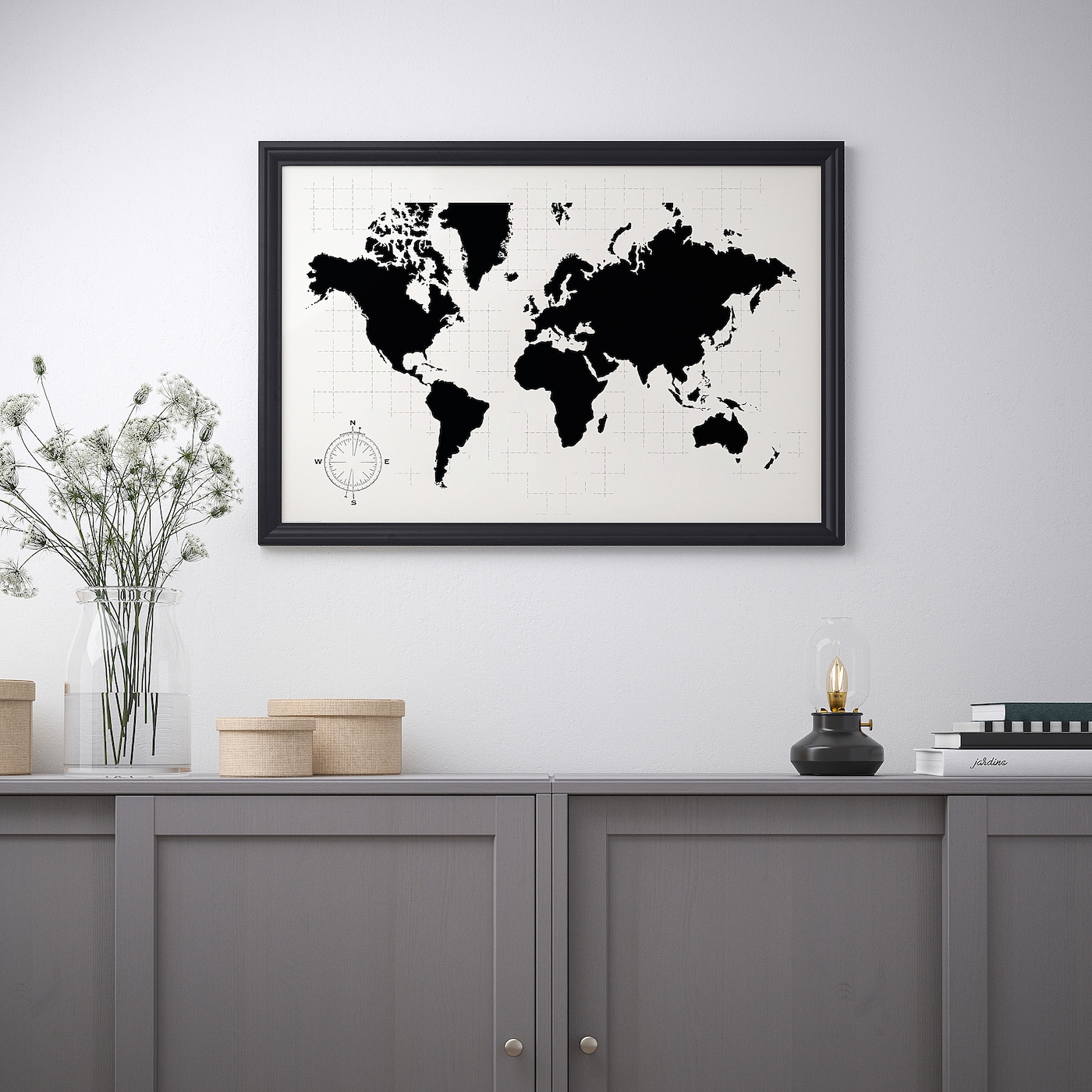 map of the world canvas ikea
