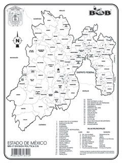 mapa del estado de méxico con nombres pdf