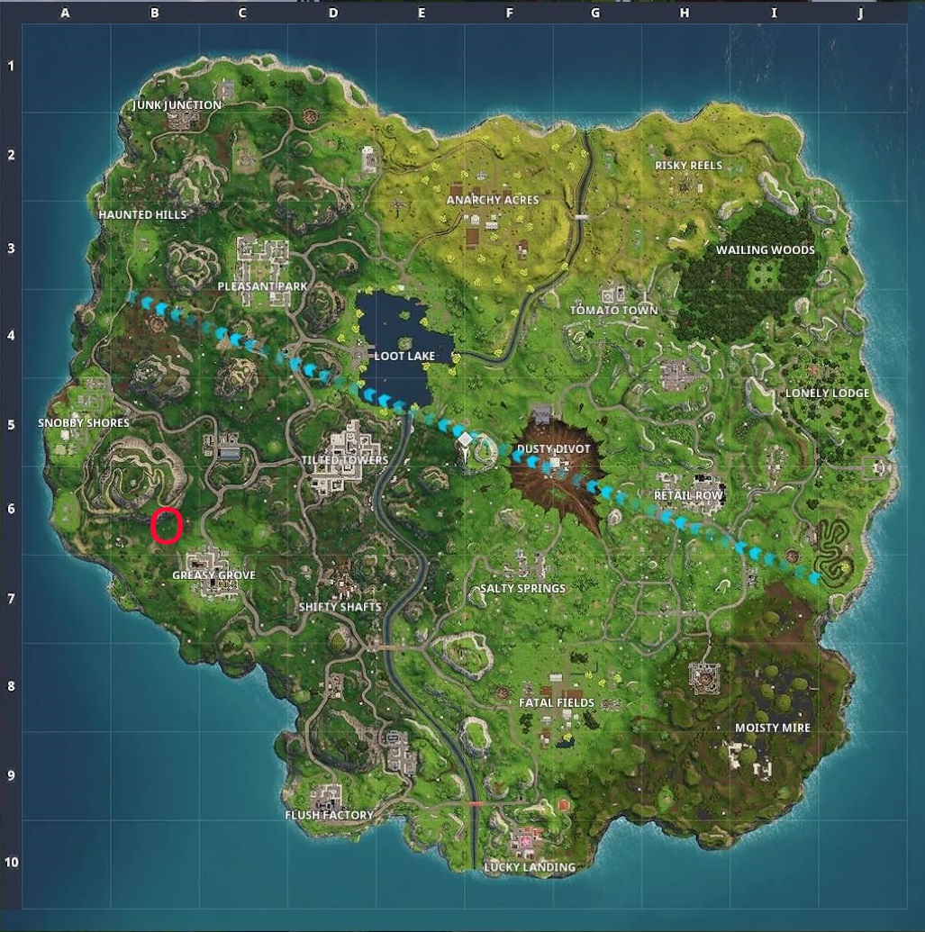 mapa season 5 fortnite