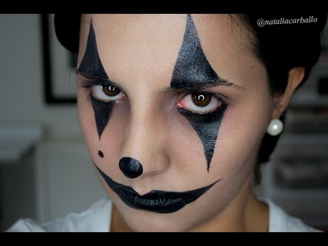 maquillaje arlequin halloween