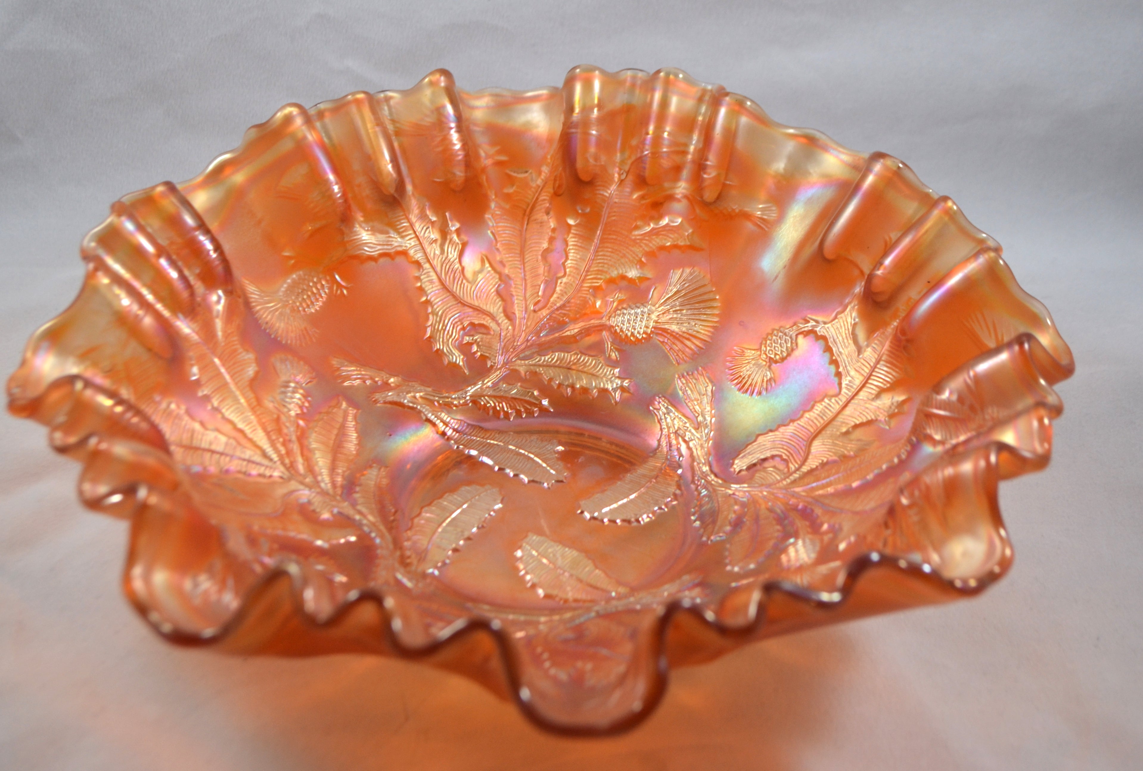 marigold carnival glass patterns