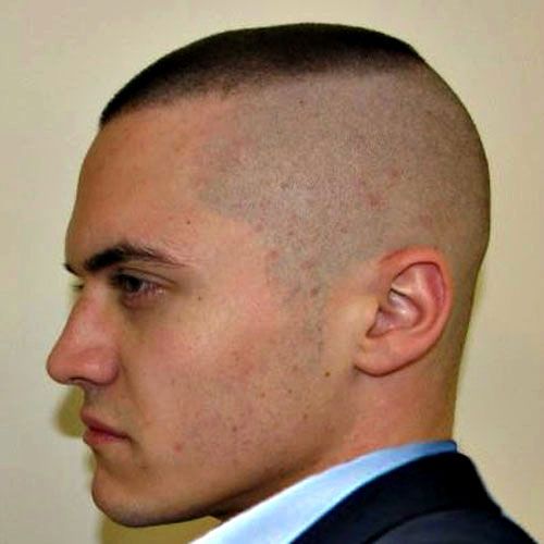 marine cut hair