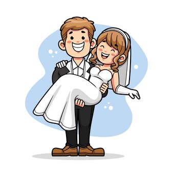 marriage photo cartoon