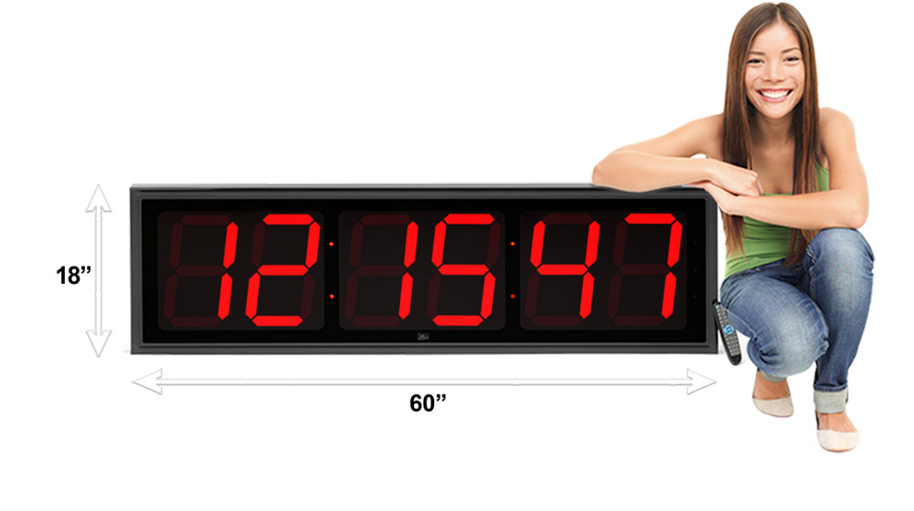 massive digital clock