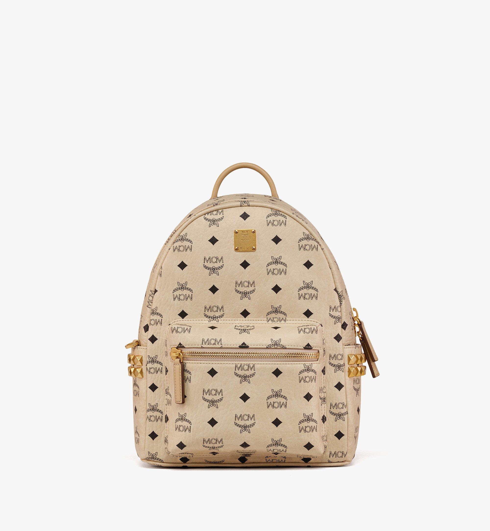 mcm stark backpack beige