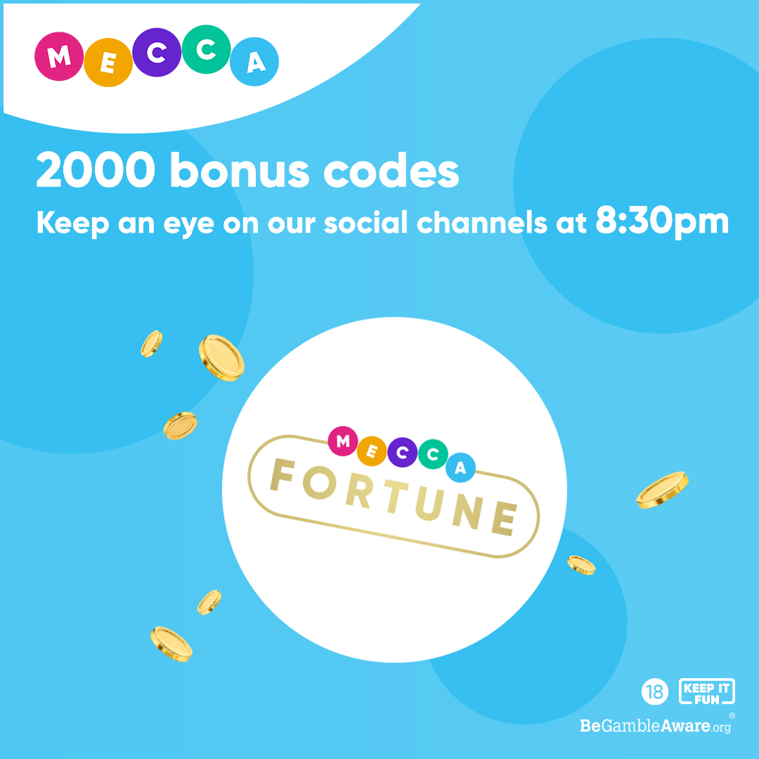 mecca bingo bonus code