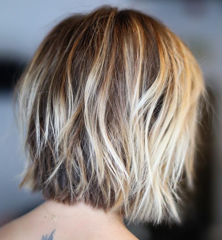 medium bob cut hair