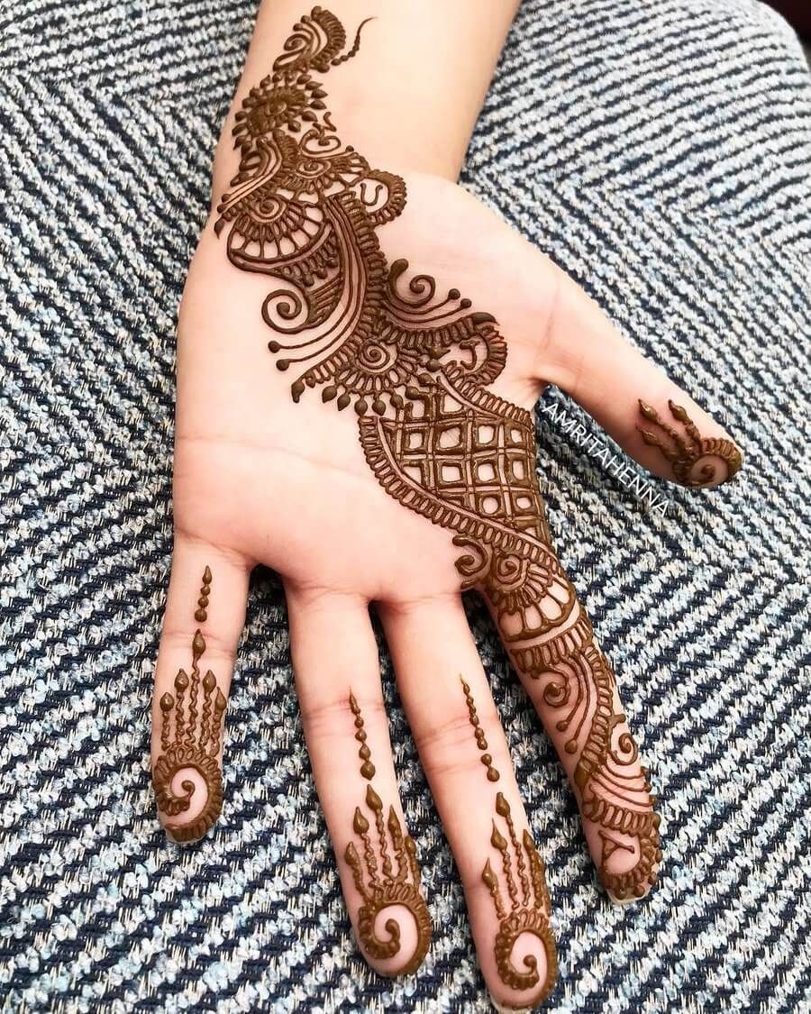 mehndi bel design easy