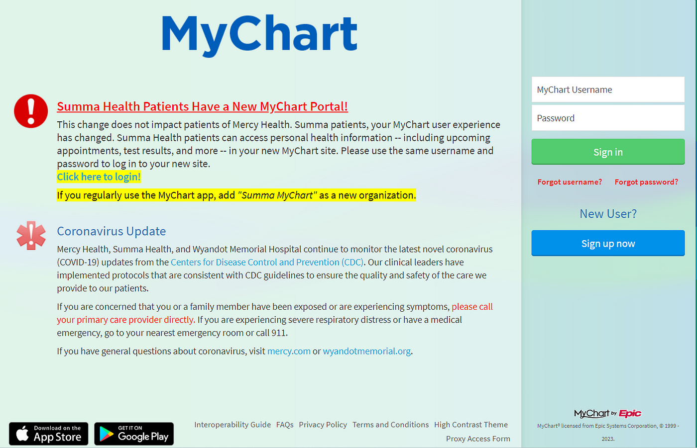 mercyhealthmychart