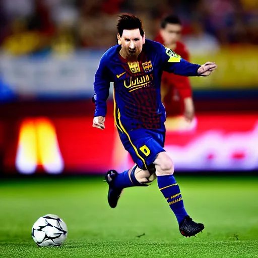 messi running speed