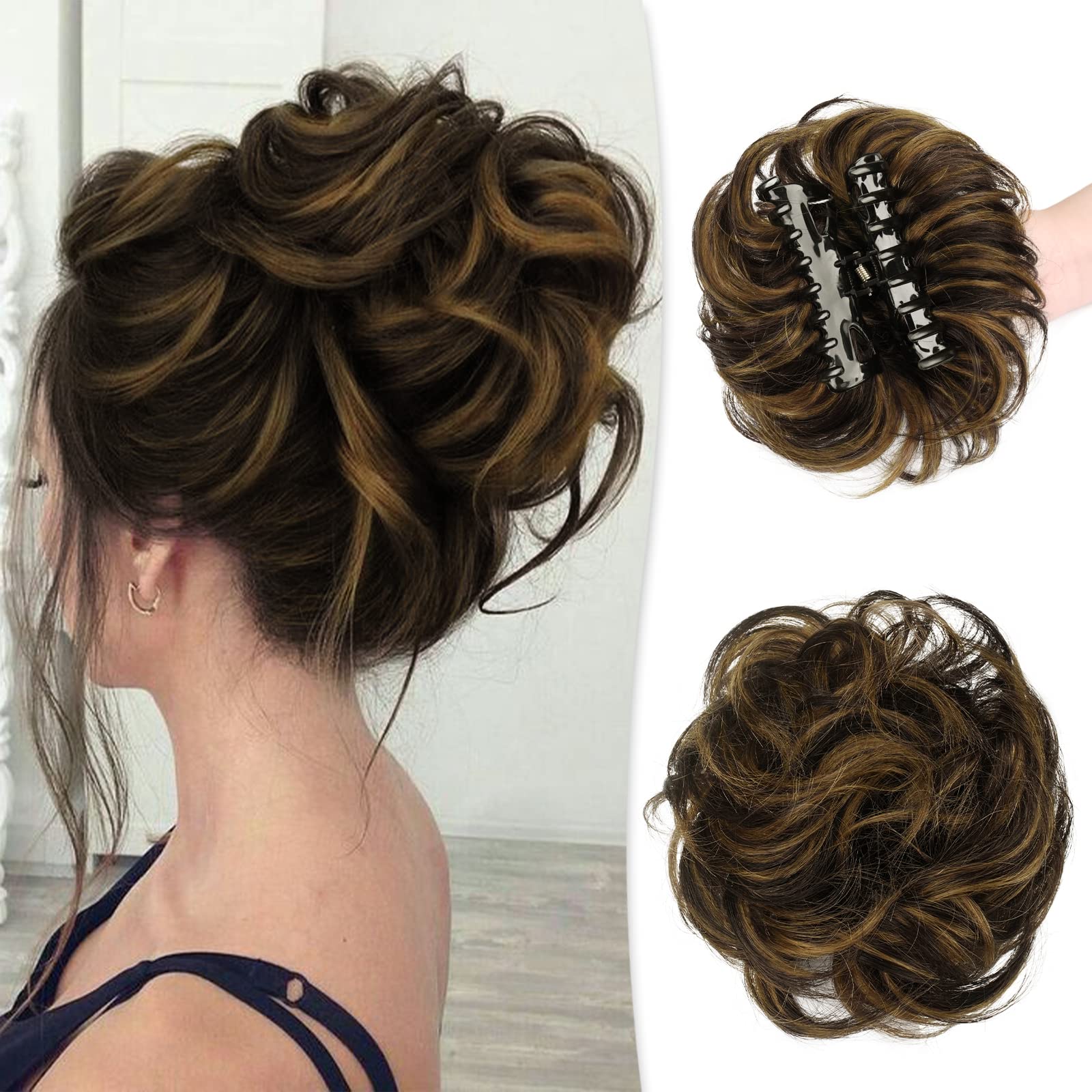 messy bun hair accessories