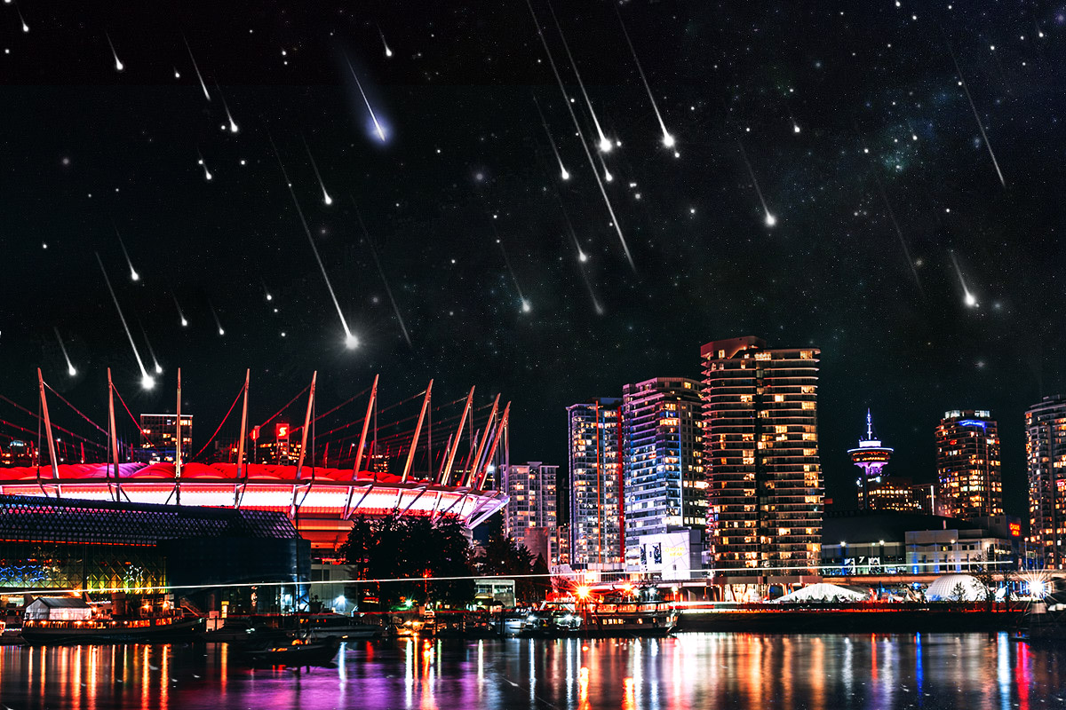 meteor shower vancouver time