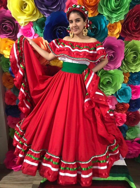 mexican theme dress