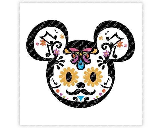 mickey sugar skull