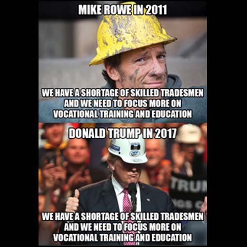 mike rowe meme