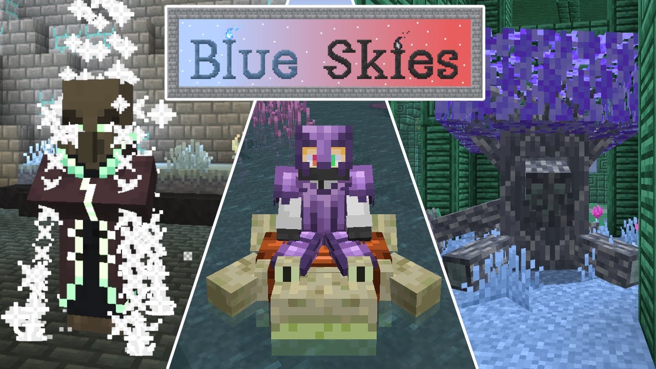 minecraft blue skies mod