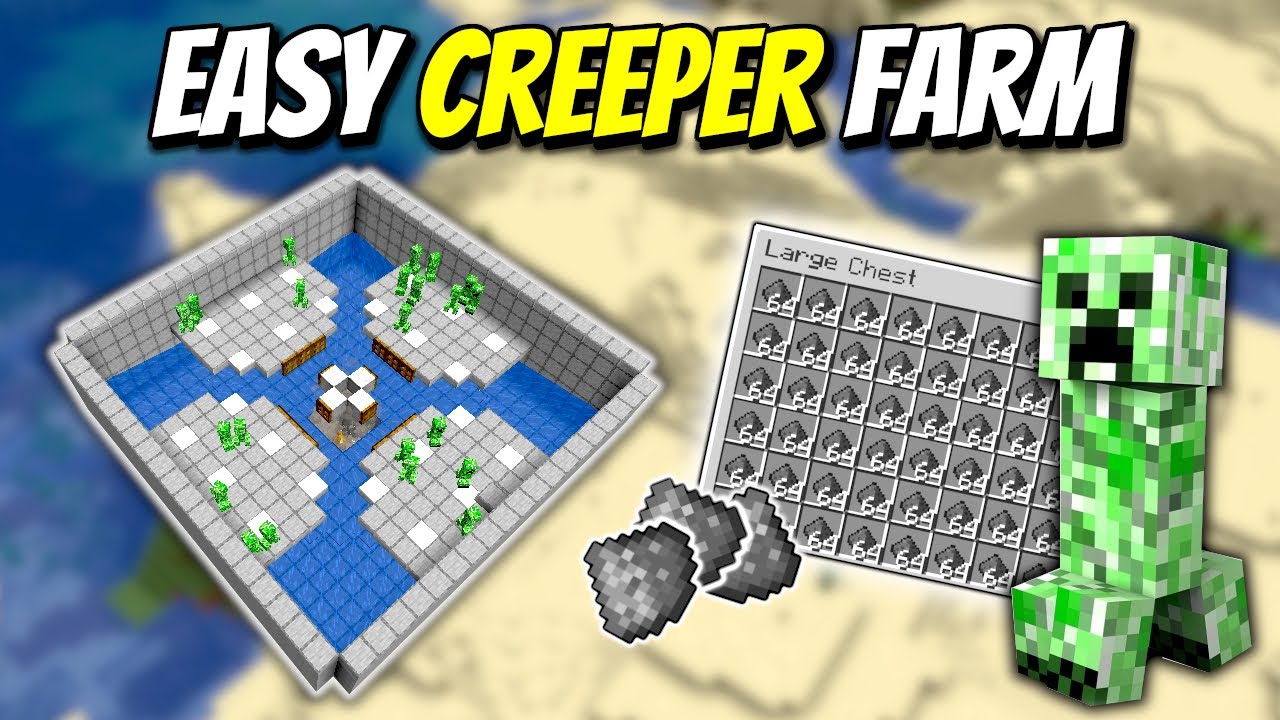 minecraft creeper farm