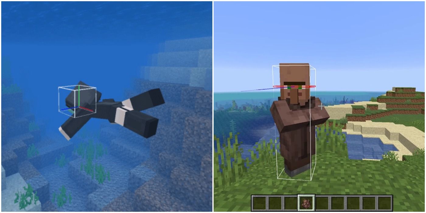 minecraft hitboxes