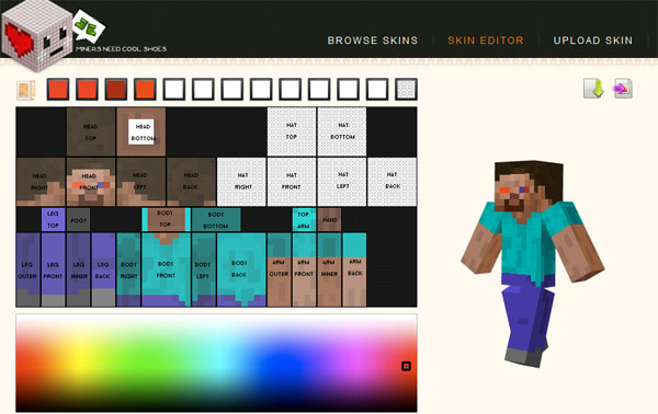 minecraft how to create your own skin