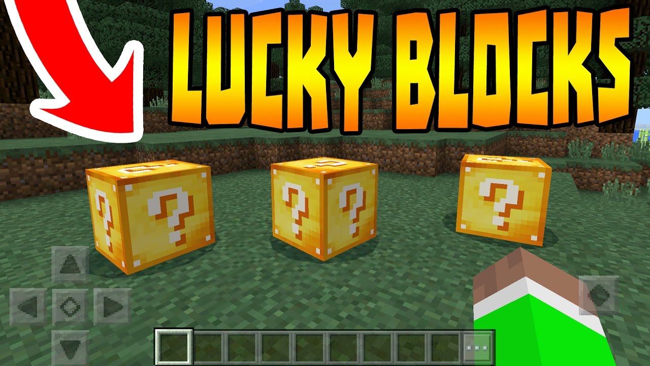 minecraft pe lucky block mod ios