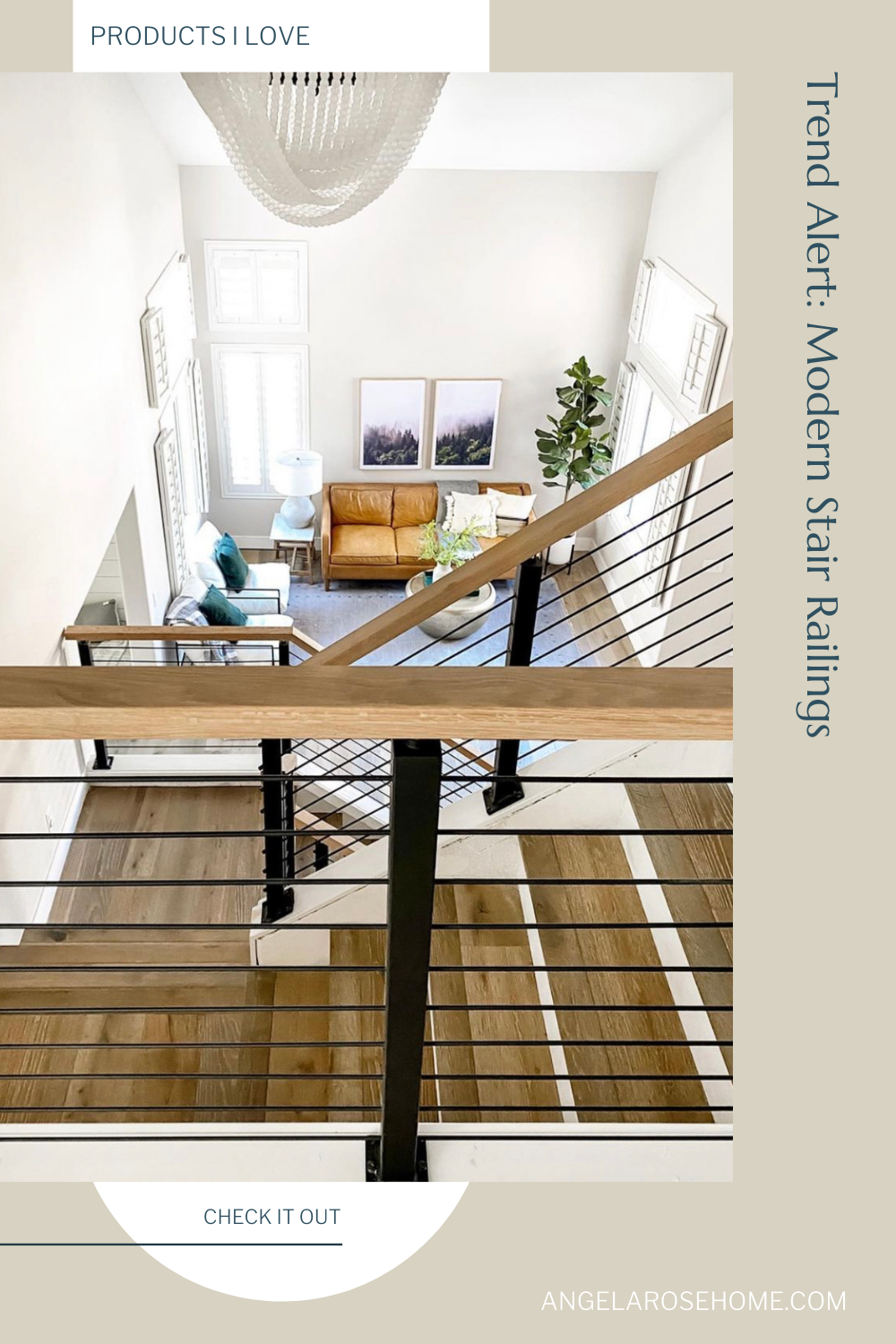 modern interior railing