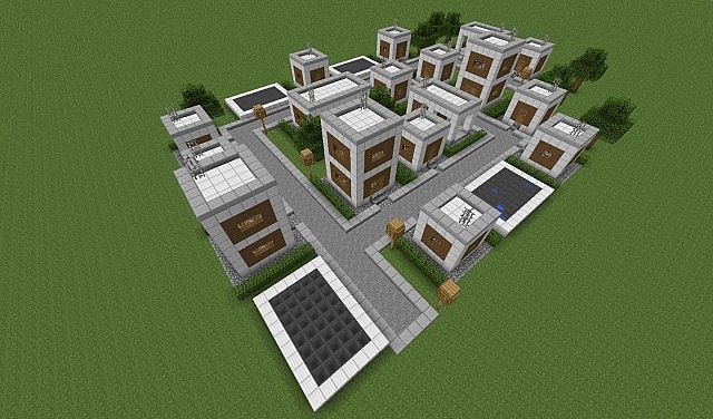 modern village minecraft