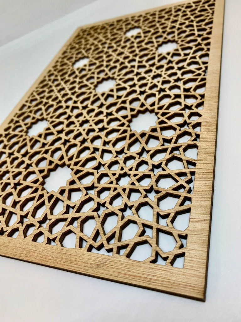 moroccan wood panel