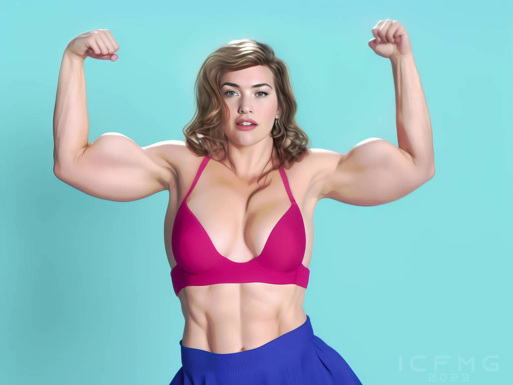 muscle growth female animation