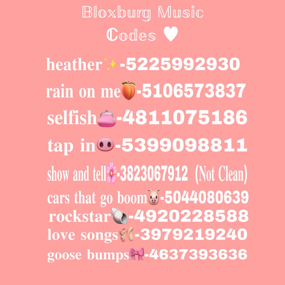 music codes