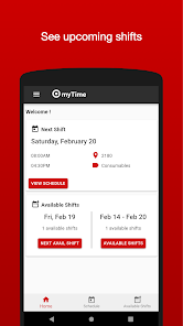 mytime target schedule