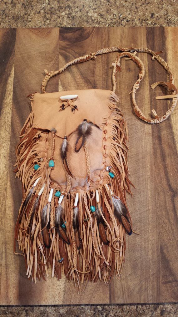 native american leather bags