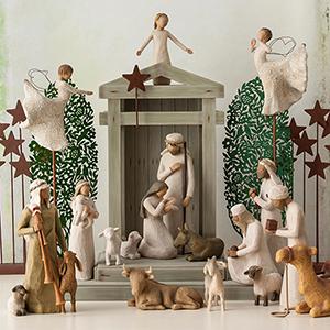 nativity figurines willow tree