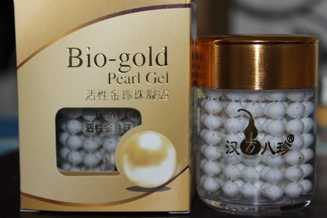 natural gold pearl gel