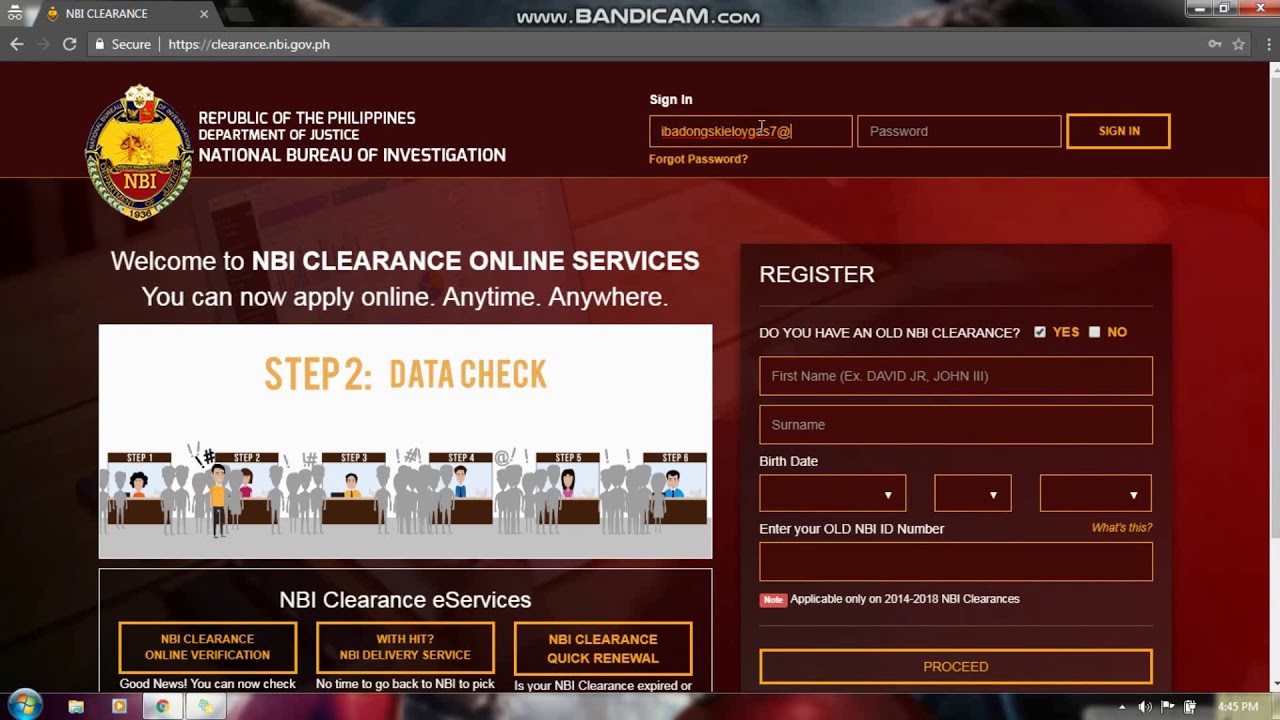 nbi clearance online