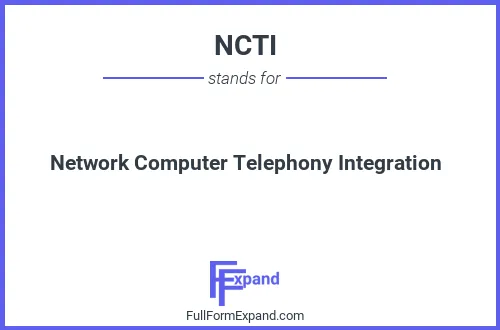 ncti full form