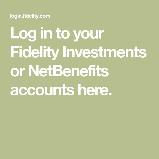 netbenefits login fidelity