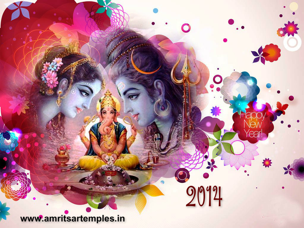 new year wishes with god images