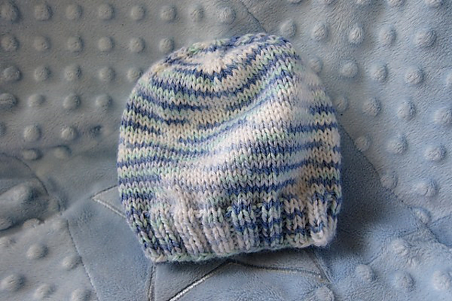 newborn knit hat pattern