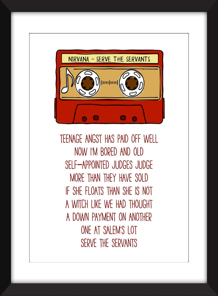 nirvana serve the servants lyrics