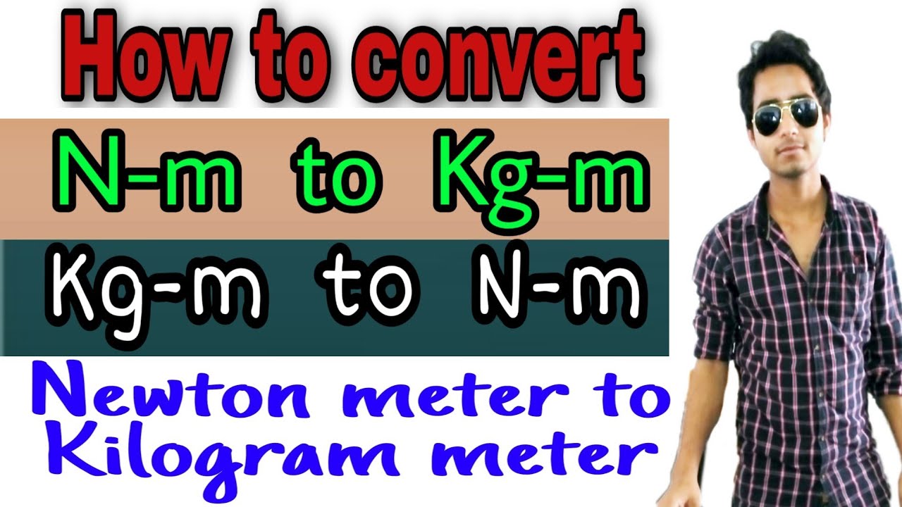 nm kg m converter