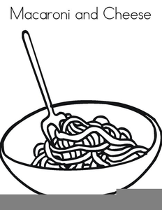 noodles clipart black and white