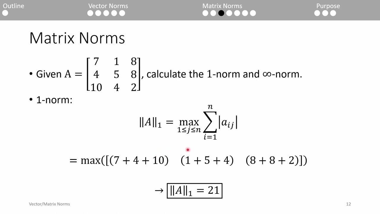 norm of vector matlab