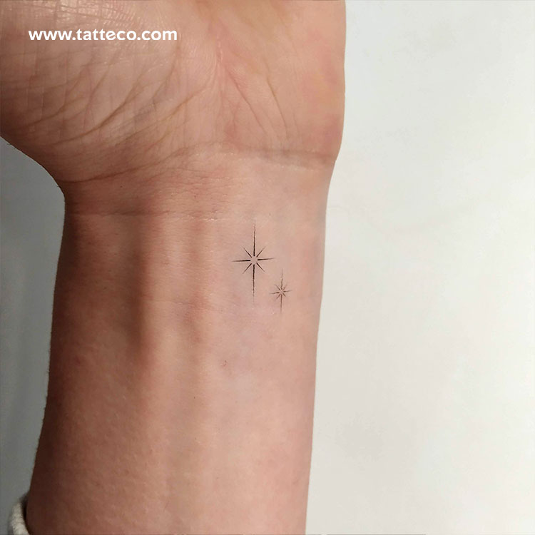 north star tattoo