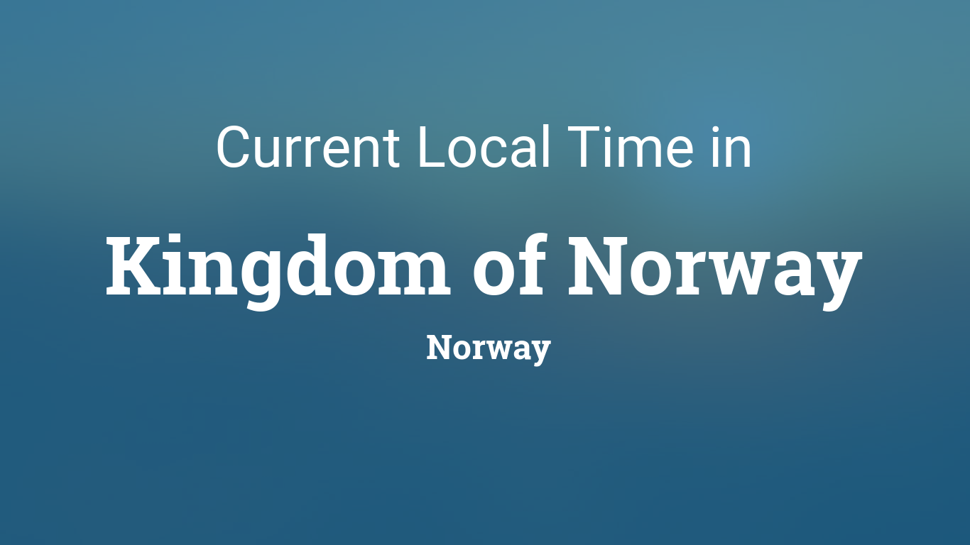 norway local time