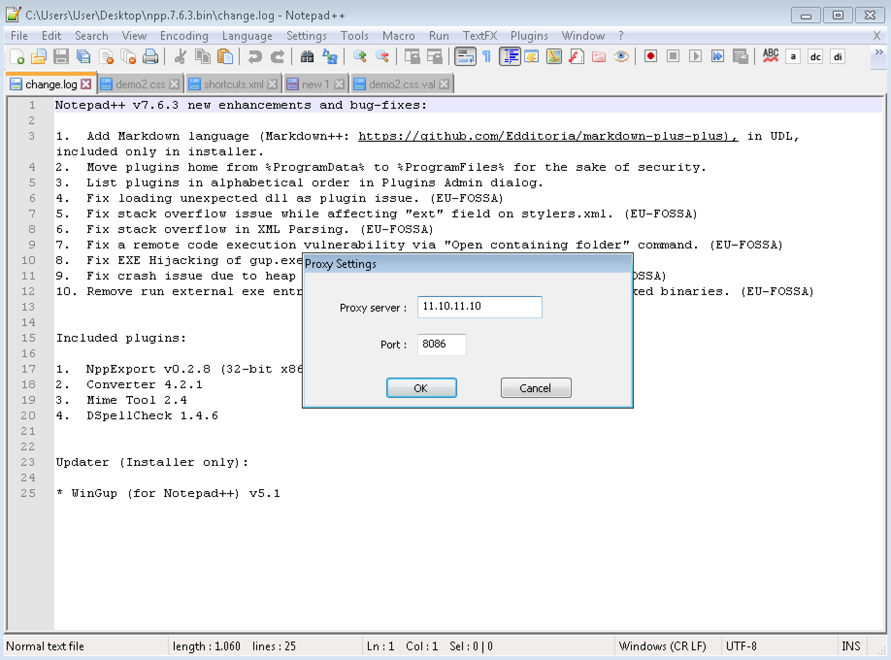 notepad++ xml plugin 64 bit