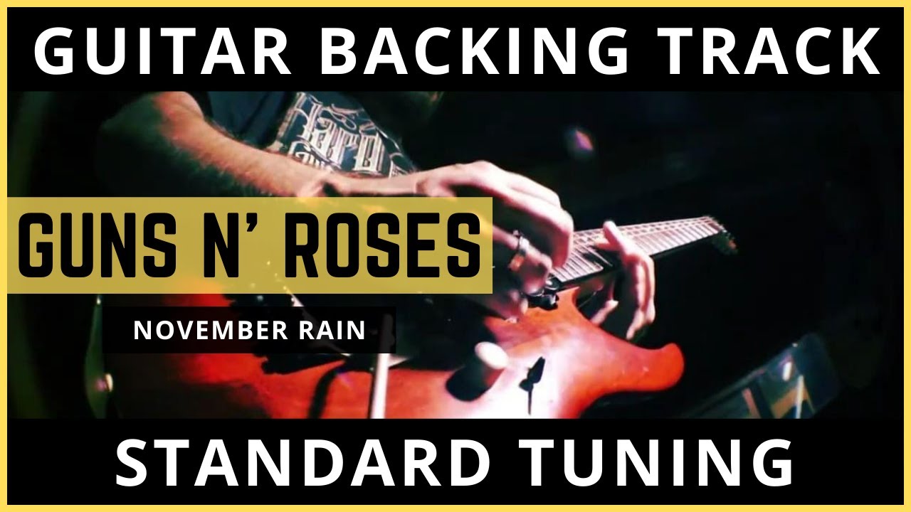 november rain solo backing track